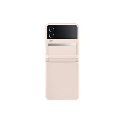 Samsung Flip 4 Flap Leather Cover - Peach